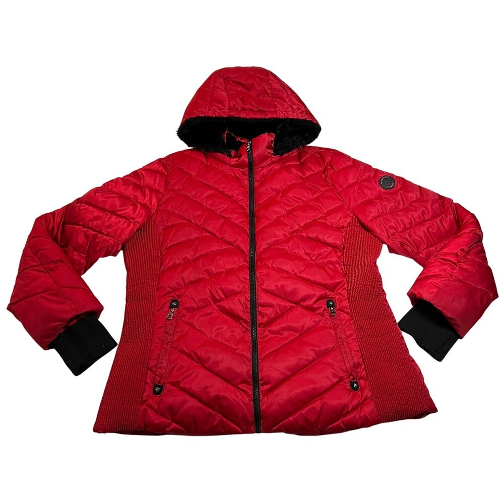 Nautica Women's Hooded Midweight Puffer Jacket Size XXL Outdoors Winter Holidays